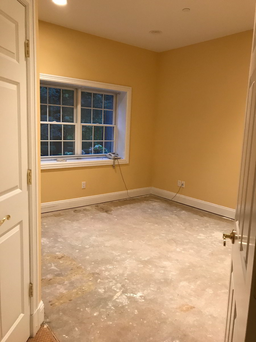 Room before interior design Room before interior design